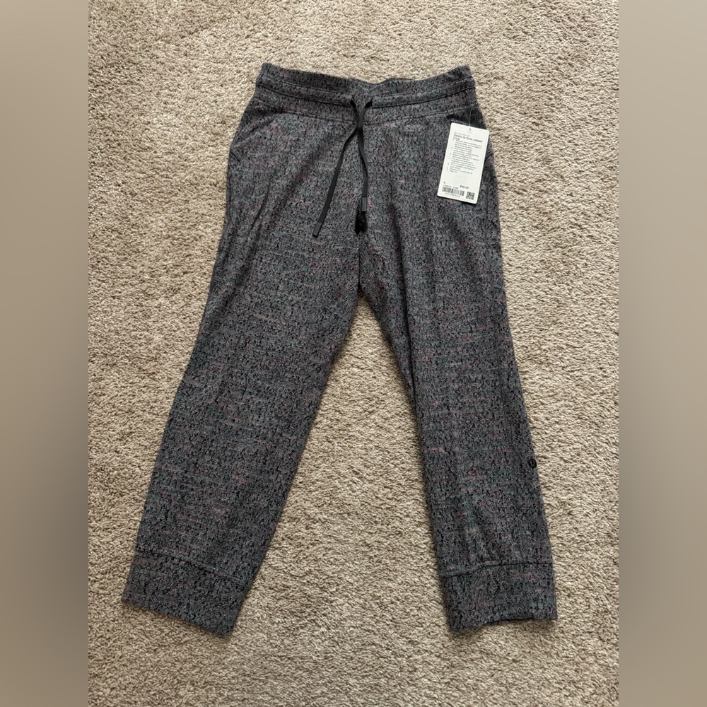 Gray Patterned Joggers